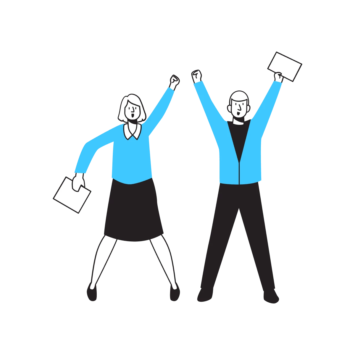 伴走型支援のイラスト