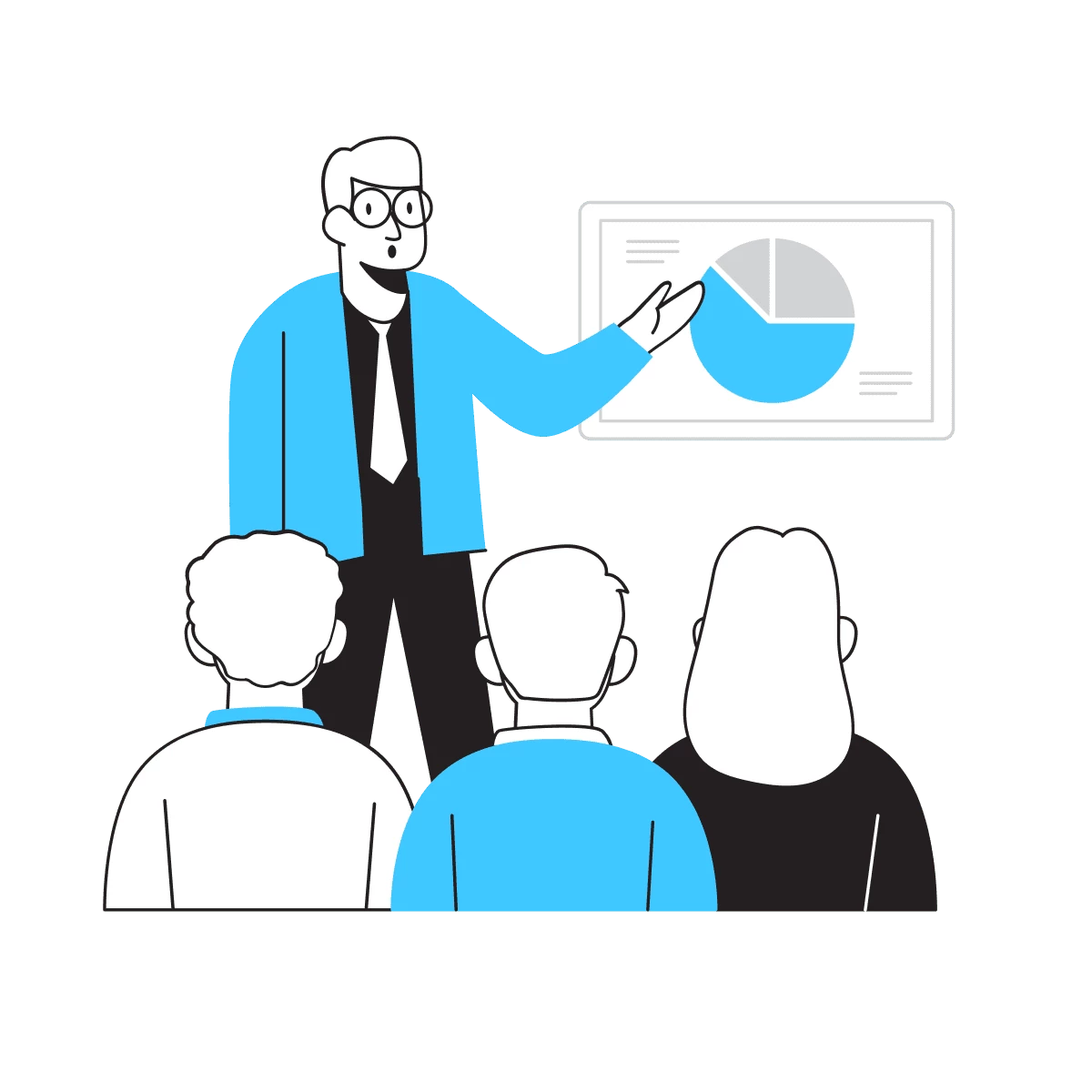 チーム構築のイラスト